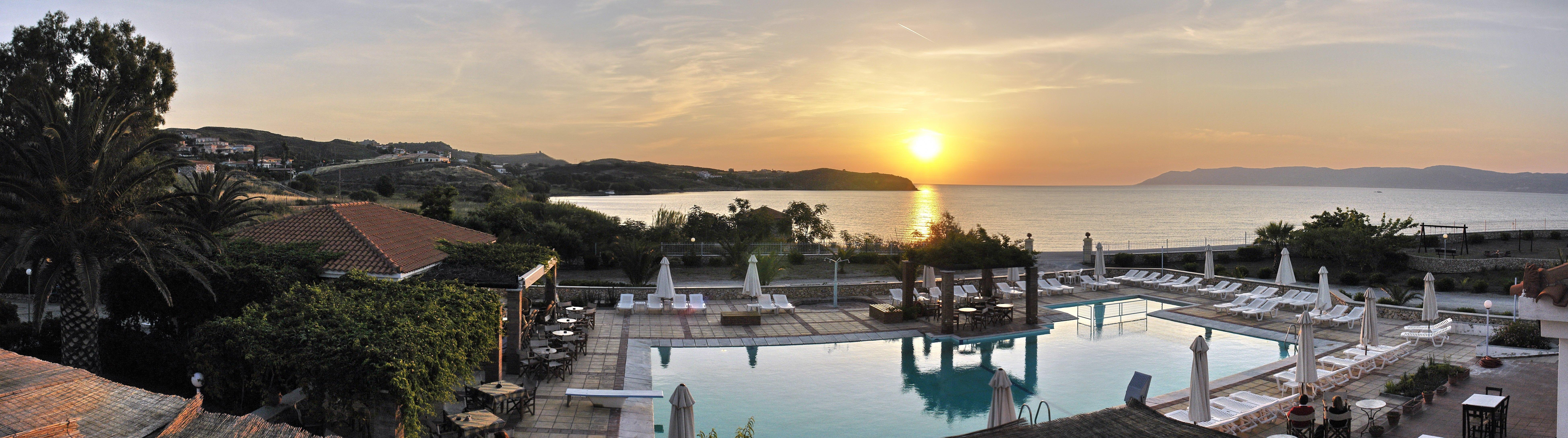 Panselinos Hotel Eftalou Esterno foto