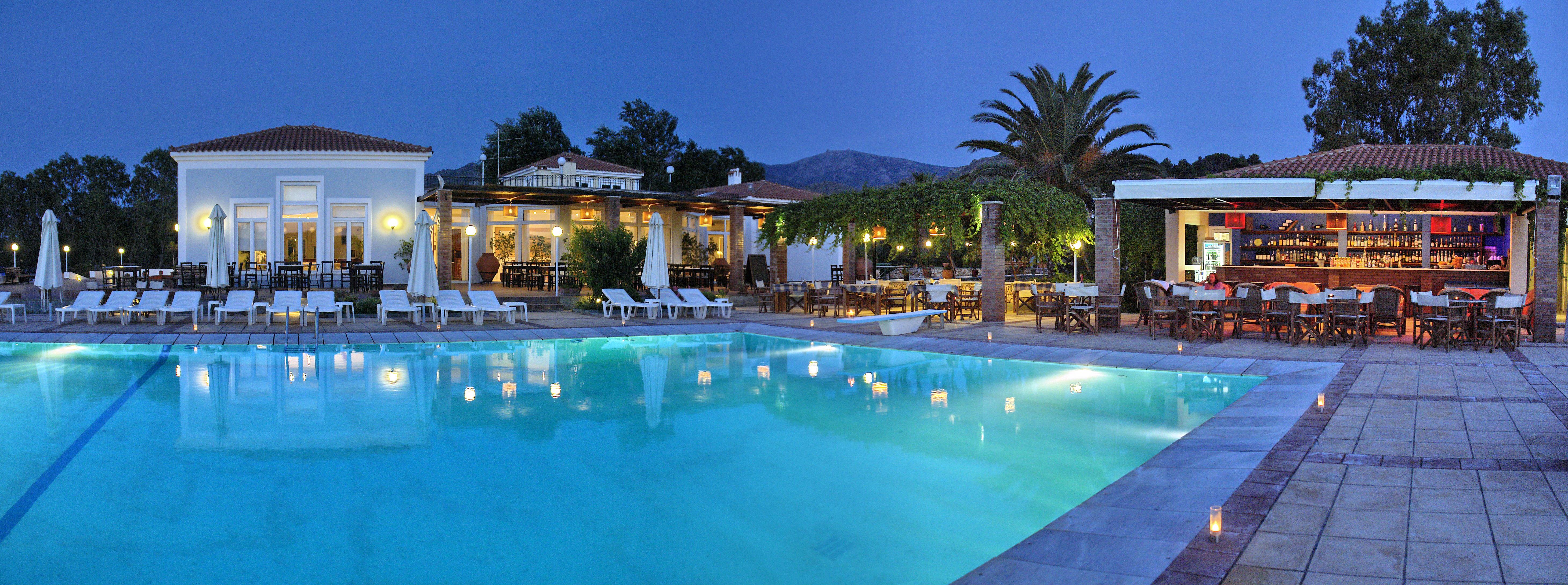Panselinos Hotel Eftalou Esterno foto
